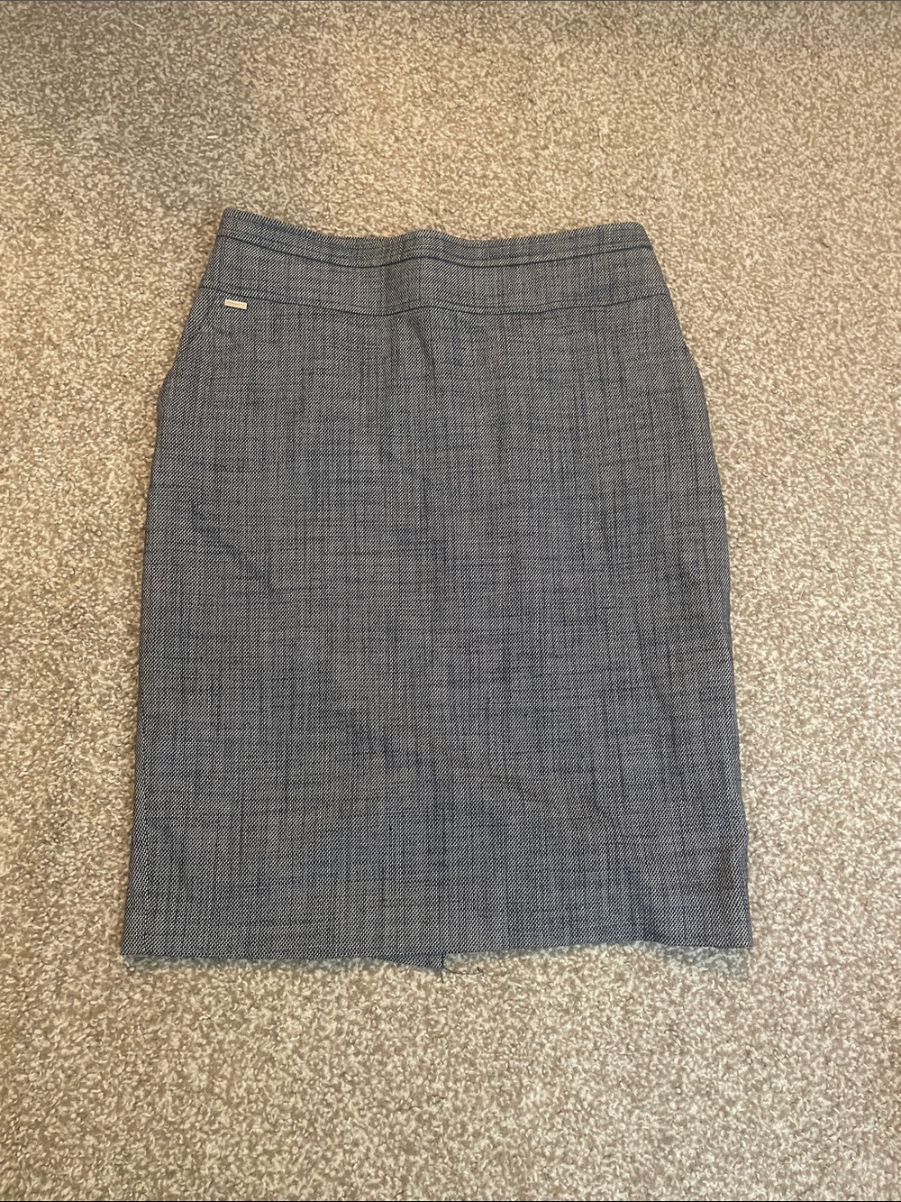 White House Black Market Textured Tweed Pencil Skirt